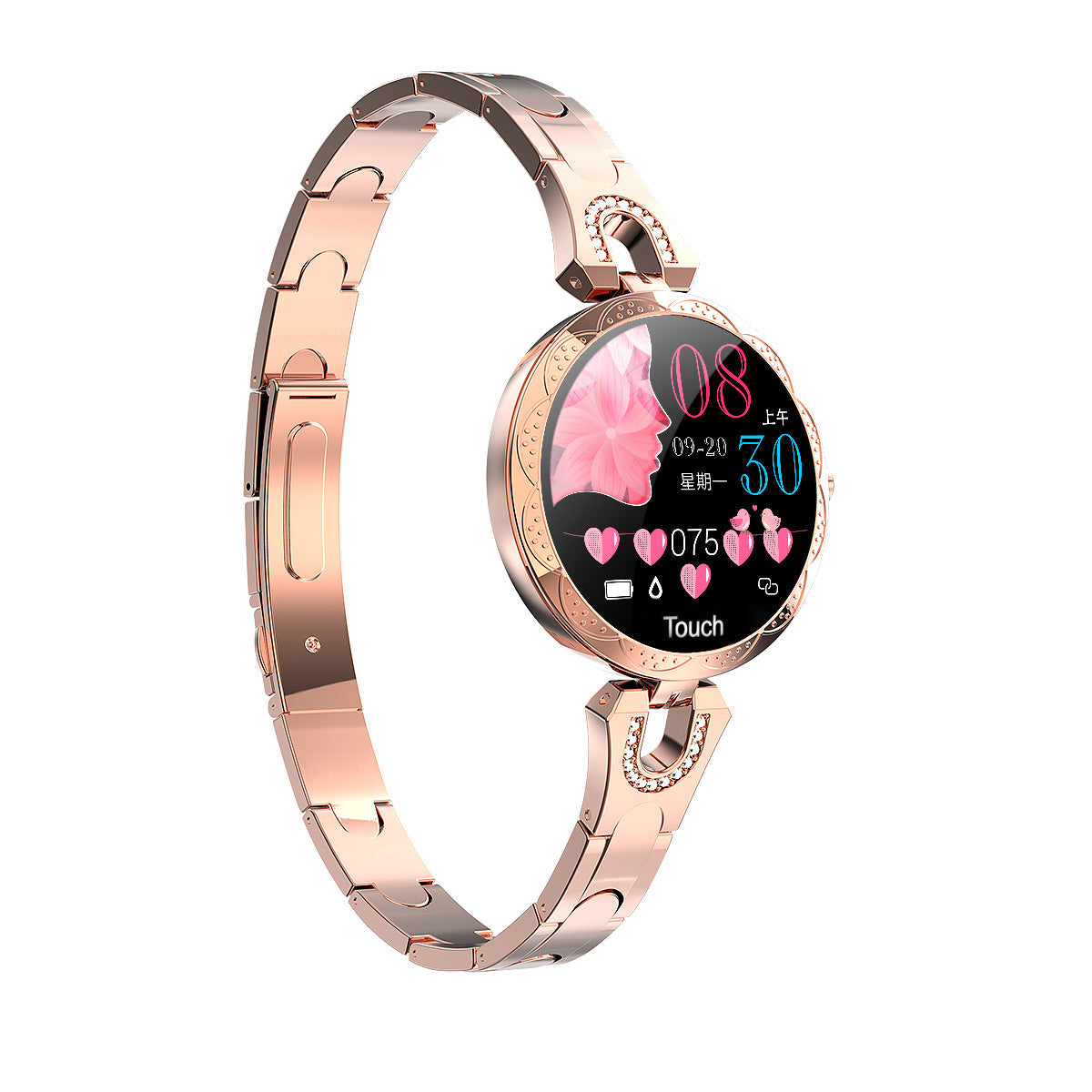 ✨ Fashion Women’s Smart Watch – Waterproof Fitness Tracker with Heart Rate Monitor & Stylish Design