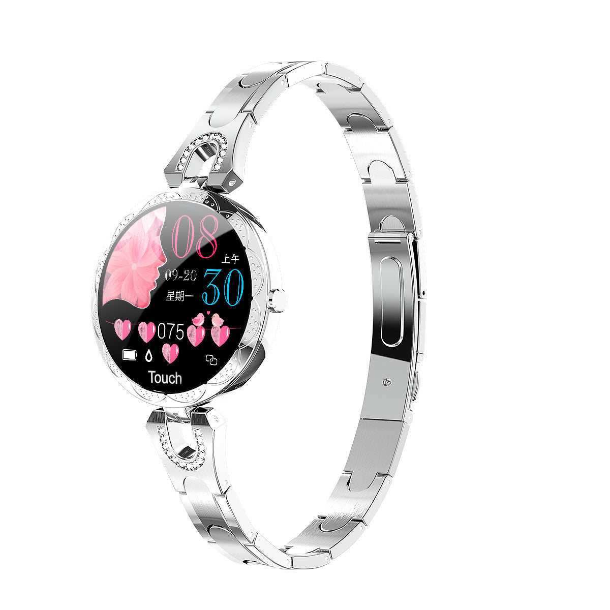 ✨ Fashion Women’s Smart Watch – Waterproof Fitness Tracker with Heart Rate Monitor & Stylish Design