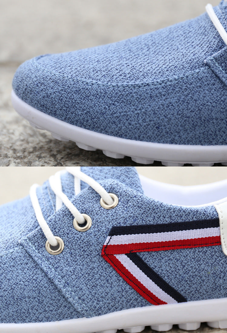 Men’s Soft-Soled Canvas Shoes – Casual Sports & Leisure Slip-On Loafers