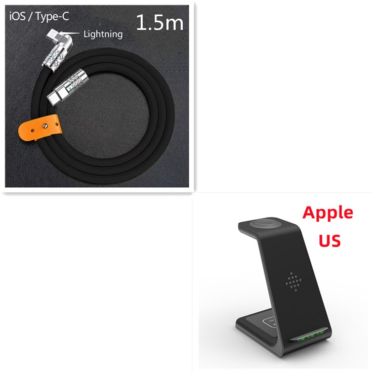 3-in-1 Fast Wireless Charging Station – The Ultimate Charging Solution