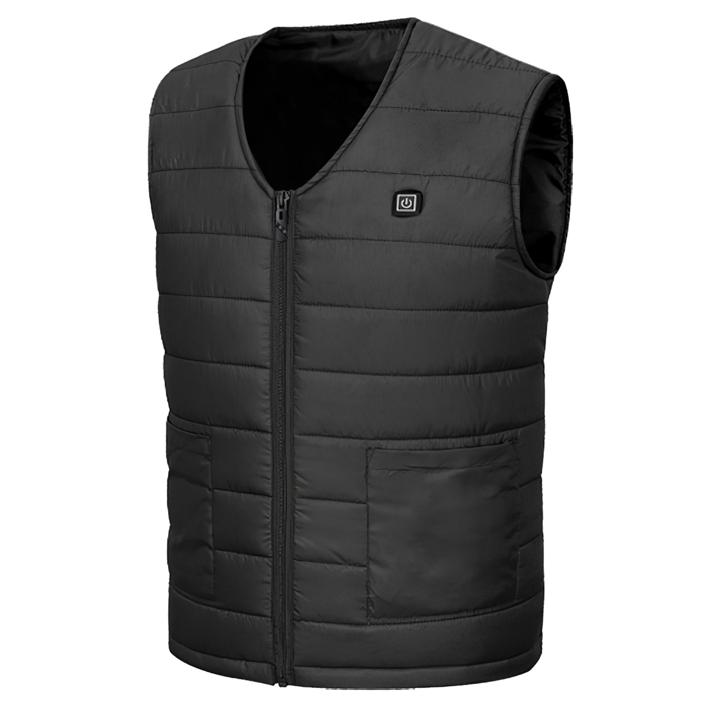 USB Heated Vest with 10 Heating Pads – Adjustable Electric Jacket for Men & Women.