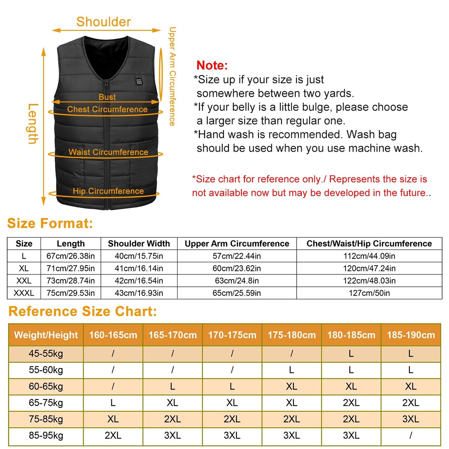 USB Heated Vest with 10 Heating Pads – Adjustable Electric Jacket for Men & Women.