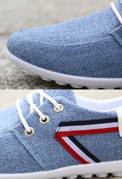 Men’s Soft-Soled Canvas Shoes – Casual Sports & Leisure Slip-On Loafers