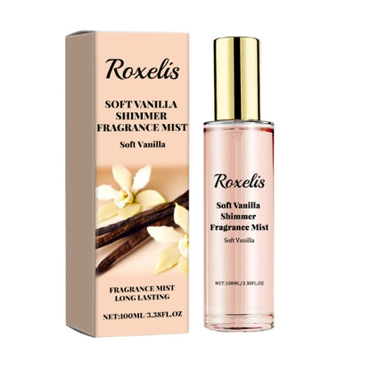Roxelis Nude Vanilla Glitter Eau De Parfum Spray – Long-Lasting Luxury Fragrance for Women