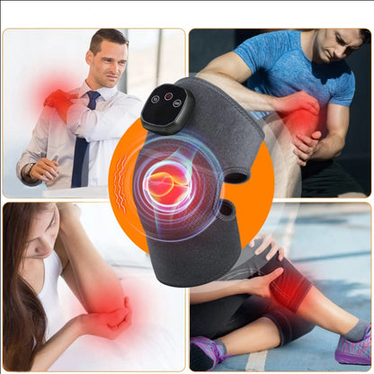 Versatile Knee & Leg Massager with Heat & Vibration Therapy