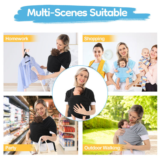 Baby Carrier Front Wrap Scarf Baby Carrier Bag Multi-functional Baby Carrier Front And Back Dual