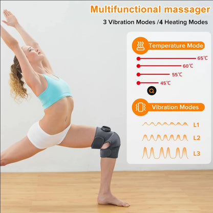 Versatile Knee & Leg Massager with Heat & Vibration Therapy
