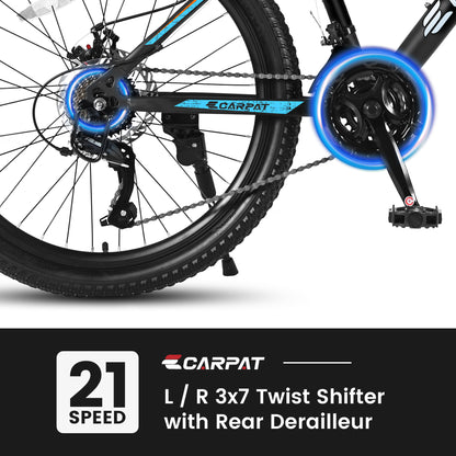 Bicycle S26102 Black-Blue | 26-Inch Mountain Bike