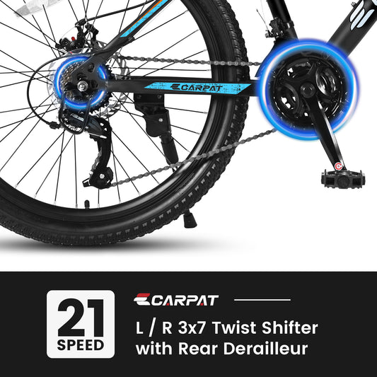 Bicycle S26102 Black-Blue | 26-Inch Mountain Bike